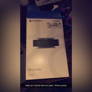 ps5 cam , brand new , nvr used !! i thought it was something else.